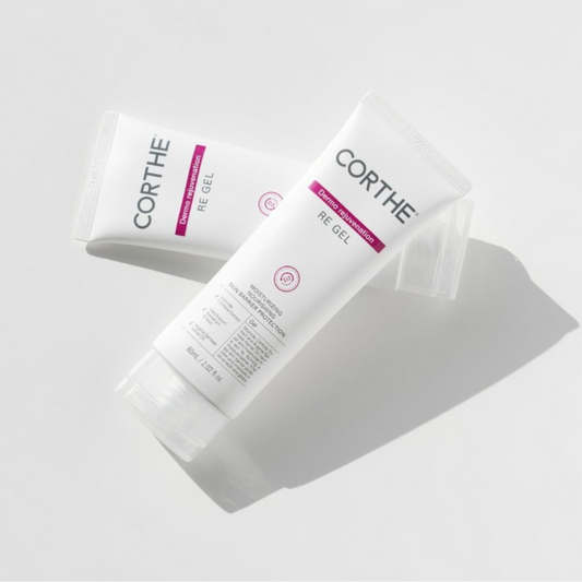 Protective barrier gel moisturizer for winter dryness | Corthe Dermo Essential Re Gel