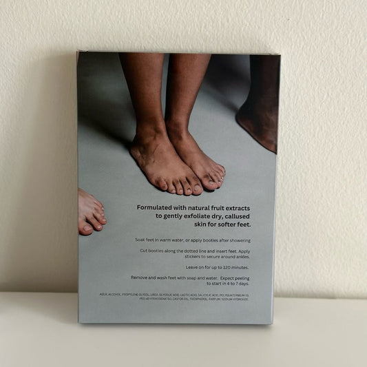 At-home Korean foot peel for dry, rough feet and heels