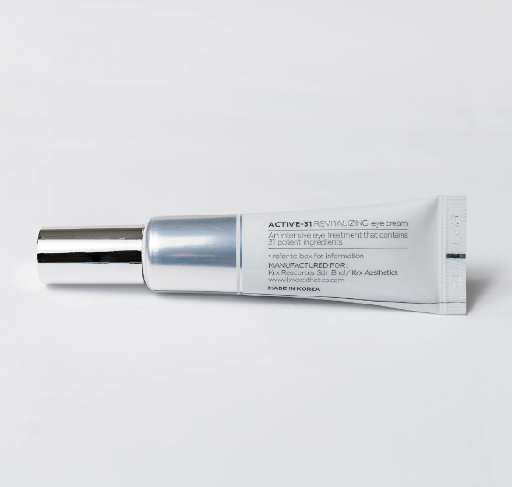 Best Korean eye cream for dark circles and dark eye bags KrX Active 31
