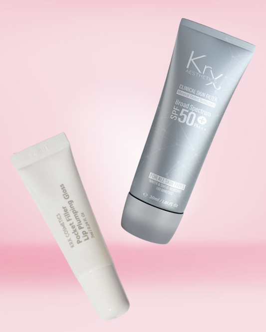 K Beauty Lip Plumper Gloss and Tinted Korean Sunscreen with PA+++ | Mystic Beauty & Skincare