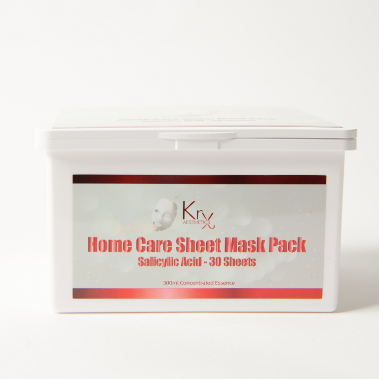 Hydrating skin care products with salicylic acid for acne - KrX Salicylic Home Care Masks