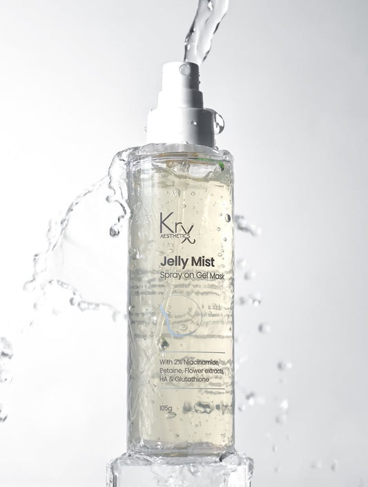 Hydrating Korean jelly mist face mask with ceramides and Cica | KrX Aesthetics