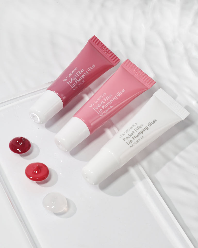 Glossy Korean lip plumper with Hyaluronic Acid and Vitamin E