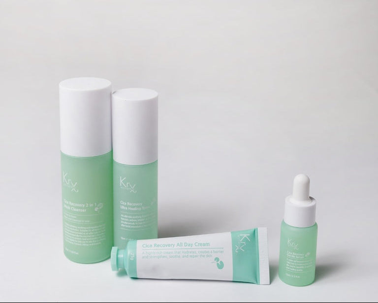 Soothing Korean skincare routine safe for acne-prone and sensitive skin