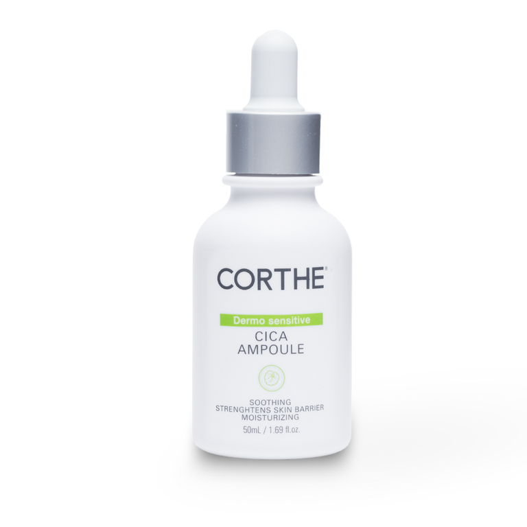 Korean soothing ampoule for redness and irritation | Corthe Cica Ampoule