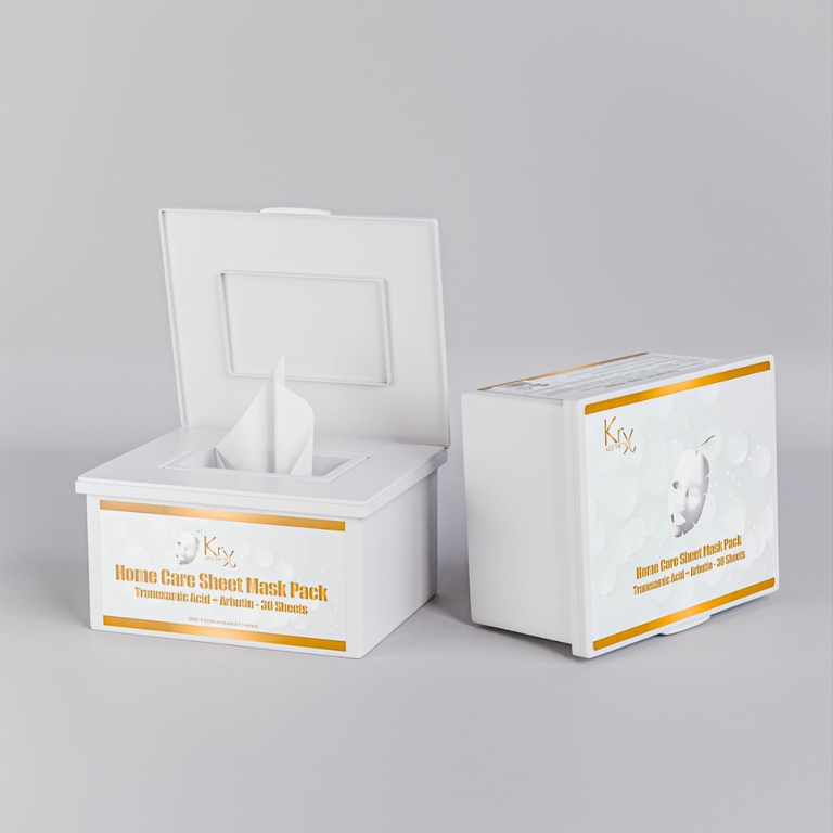 Korean face products for melasma and dark spots - KrX Tranexamic Acid Sheet Masks