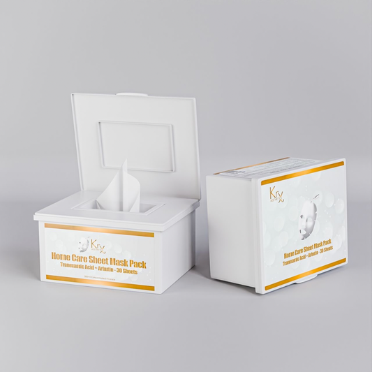 Korean face products for melasma and dark spots - KrX Tranexamic Acid Sheet Masks