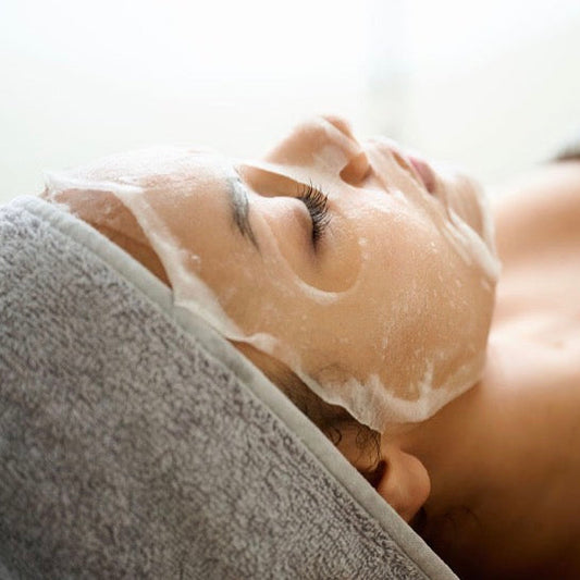 KrX Glycolic Acid Mask routine, a brightening solution that solves the "slow-turnover" problem by accelerating cell renewal to lift pigment and reveal fresher, more even-toned skin faster.