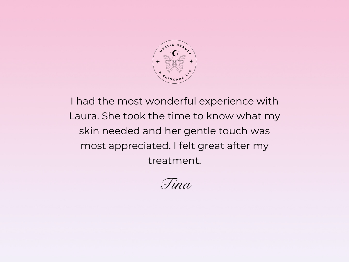 Mystic Beauty & Skincare owner and esthetician Laura Vance
