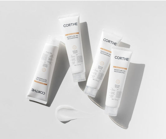 Korean skincare products with Aloe Vera and Hyaluronic Acid - Corthe gel moisturizer