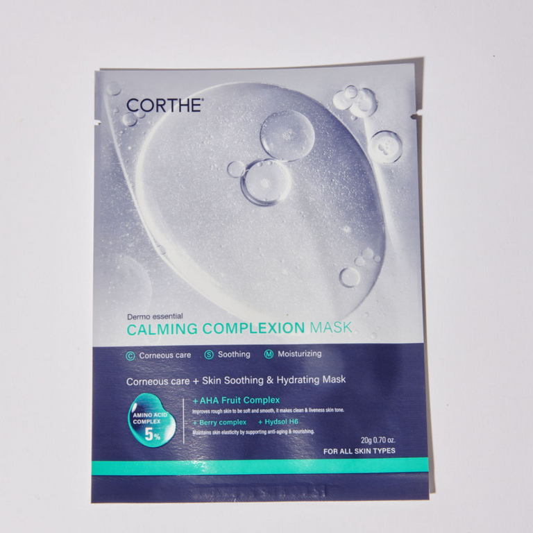 Korean hyaluronic acid hydrating sheet mask for dry or irritated skin