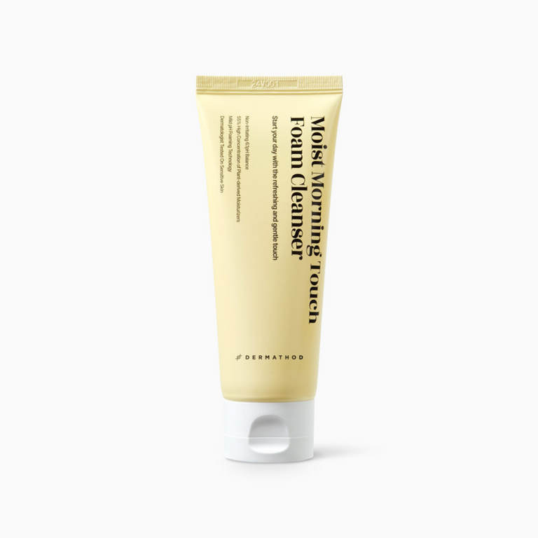 Vegan Korean foam cleanser for sensitive and dry skin