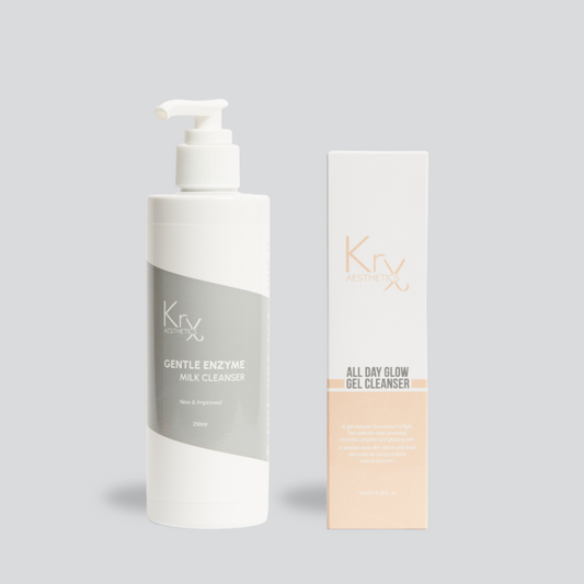 Brightening two-step enzyme cleanse for sensitive skin with Centella Asiatica