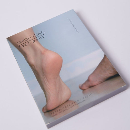 Foot peel mask for cracked heels and calluses