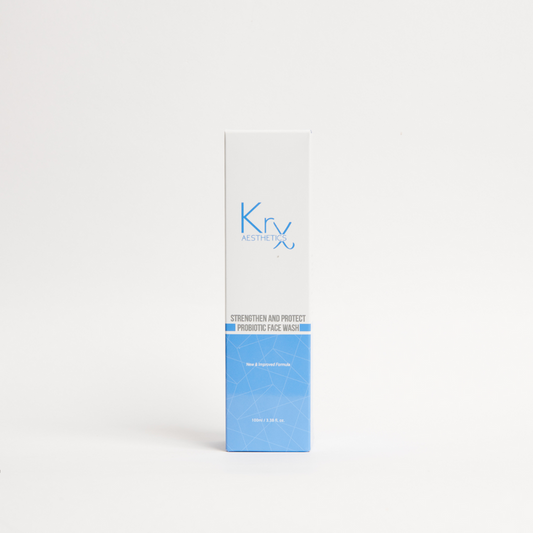 KrX Strengthen + Protect Probiotic Face Wash - Korean skin care products with hyaluronic acid