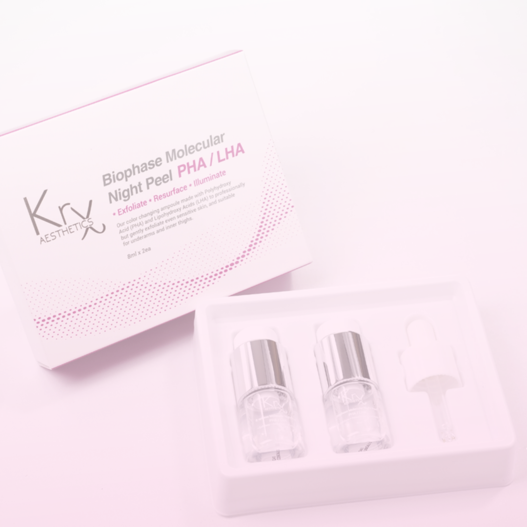 Professional Korean skincare product night peel for glass skin results and pore refining
