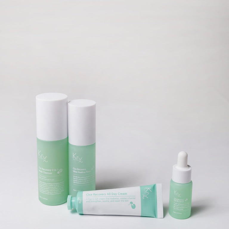 Soothing Korean skincare routine safe for acne-prone and sensitive skin