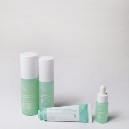 Soothing Korean skincare routine safe for acne-prone and sensitive skin