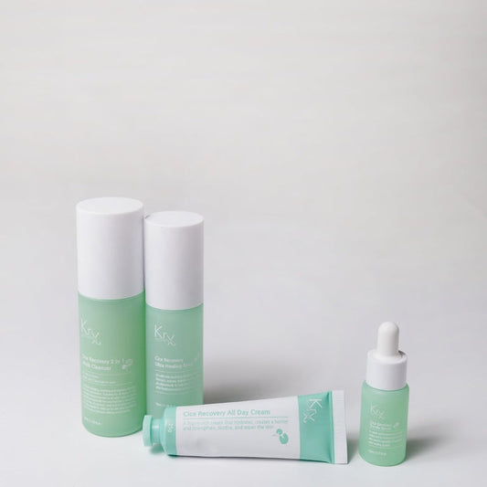 Soothing Korean skincare routine safe for acne-prone and sensitive skin