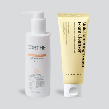 Korean Soothing Double Cleanse for Sensitive Skin