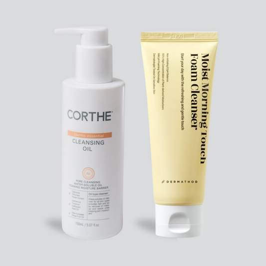 Korean Soothing Double Cleanse for Sensitive Skin