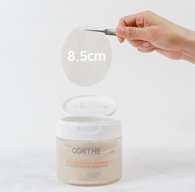 Balance your skin’s microbiome with Bacillus Ferment and Centella. These unbleached organic toner pads provide instant cooling relief for reactive and inflamed skin types.