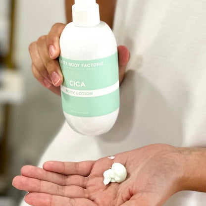 Clinical Korean body care for sensitive skin: This Cica-infused Korean lotion targets itchiness and chronic dryness by repairing the skin’s natural lipid barrier.