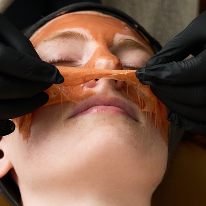 Effortless and satisfying: Peeling off the KrX Mud to Sheet Mask to reveal plump, hydrated skin without the messy residue of traditional clay masks.