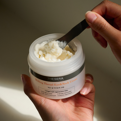 Clinical-Grade Korean Collagen Thread Neck & Eye Cream | Thesera