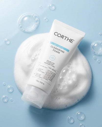 Corthe Dermo Pure First Aid Cleansing Foam For Oily, Acne-Prone Skin | Mystic Beauty