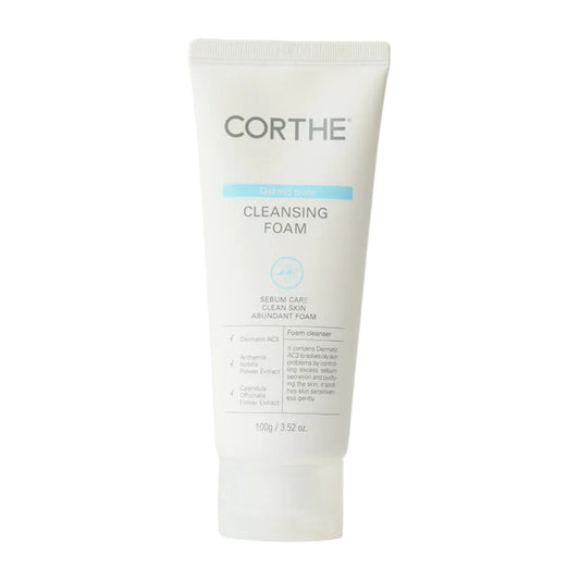 Corthe Dermo Pure First Aid Foaming Cleanser BHA Salicylic Acid Korean face wash for oily acne-prone skin | Bundle & Save