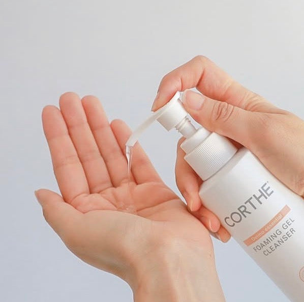 Brighten and smooth texture without harsh acids. Fragrance-free Korean foaming gel cleanser samples with Papaya Enzymes, Cica, & Willow Bark.