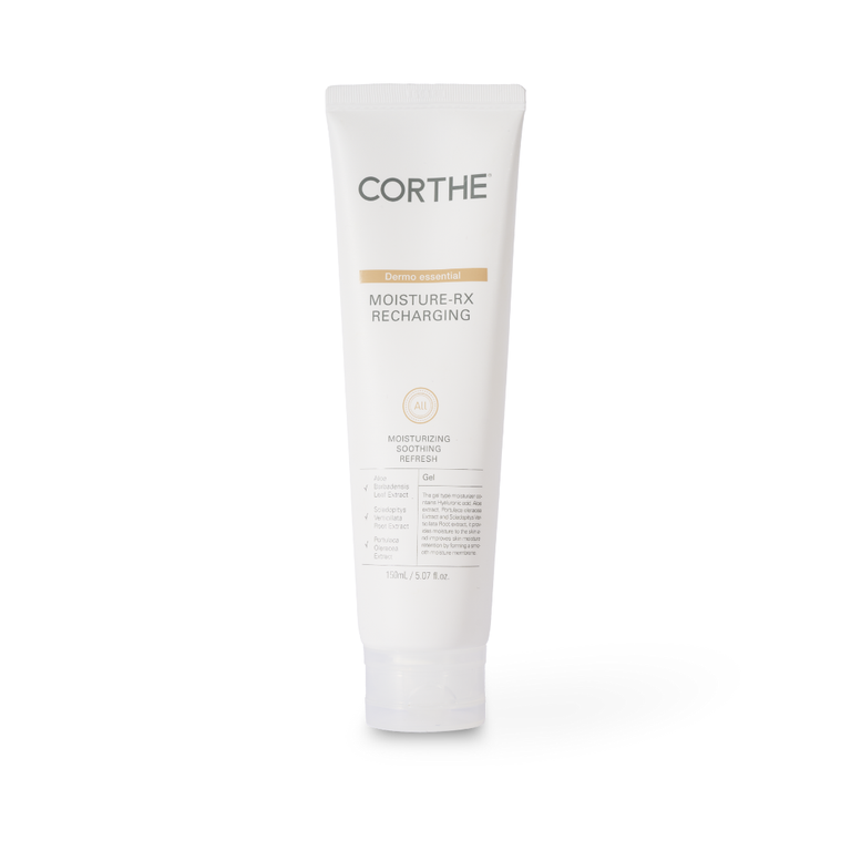 Corthe Moisture RX Recharging Cream: A professional non-comedogenic Korean gel moisturizer that provides deep hydration without clogging pores or causing breakouts.
