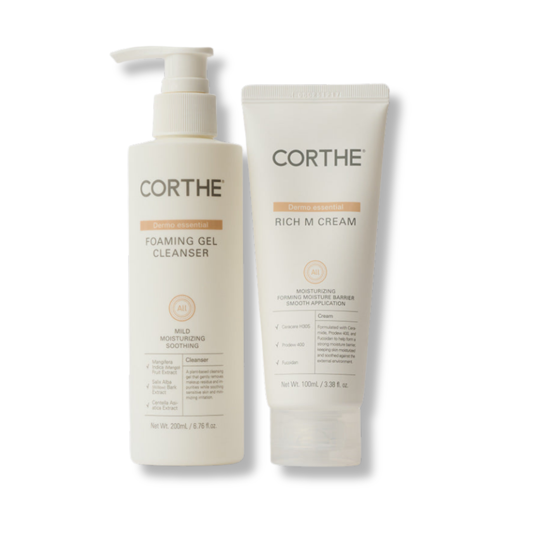 Corthe Recovery Bundle – Gentle Korean Cleanser & Ceramide Moisturizer Duo at Mystic Beauty & Skincare