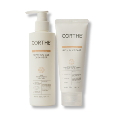Corthe Recovery Bundle – Gentle Korean Cleanser & Ceramide Moisturizer Duo at Mystic Beauty & Skincare