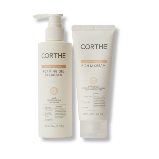 Corthe Recovery Bundle – Gentle Korean Cleanser & Ceramide Moisturizer Duo at Mystic Beauty & Skincare
