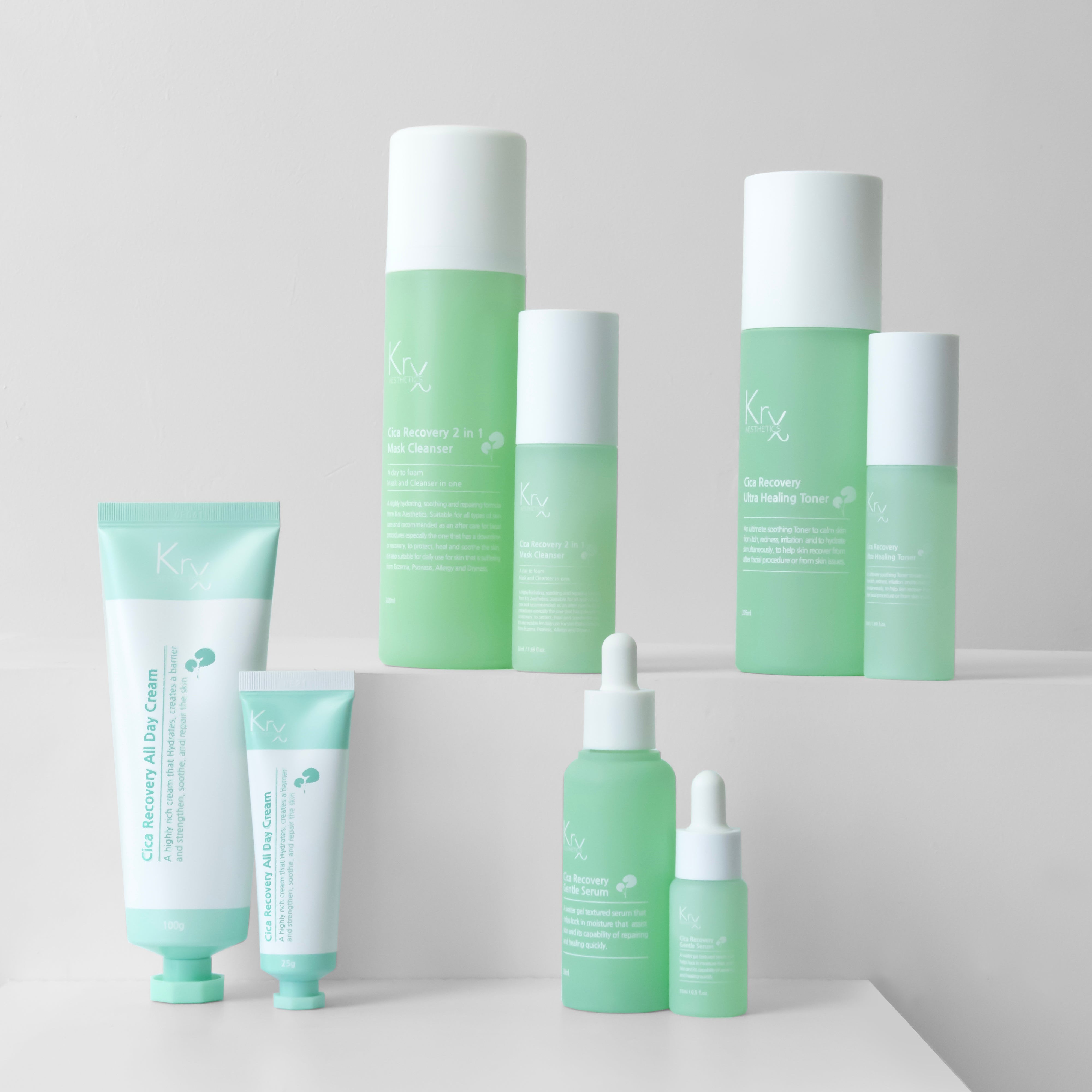 KrX Cica Recovery Deluxe Bundle | Professional Korean Barrier