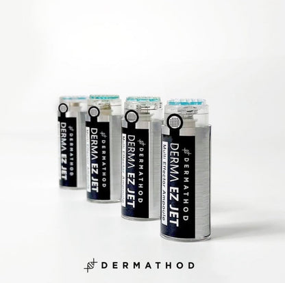 Dermathod EZ Jet Multi Effector; Sterile, single-use microneedling ampoules that eliminate the risk of cross-contamination and blunt needles found in traditional derma rollers.