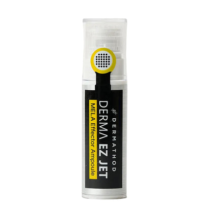 Dermathod Derma EZ Jet Mela Effector single-use sterile microchanneling ampoule with 32 integrated microneedles for targeted Tranexamic Acid delivery.