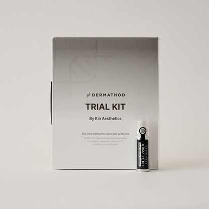 Dermathod EZ Jet Multi Effector Ampoule single-treatment trial kit box and ampoule — professional Korean microchanneling kit with 10% EGF and collagen peptides.