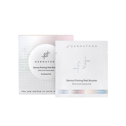 Dermathod Korean glass skin exfoliating toner pads with LHA and PHA to gently resurface skin, unclog pores, and create a smooth, glowing complexion.