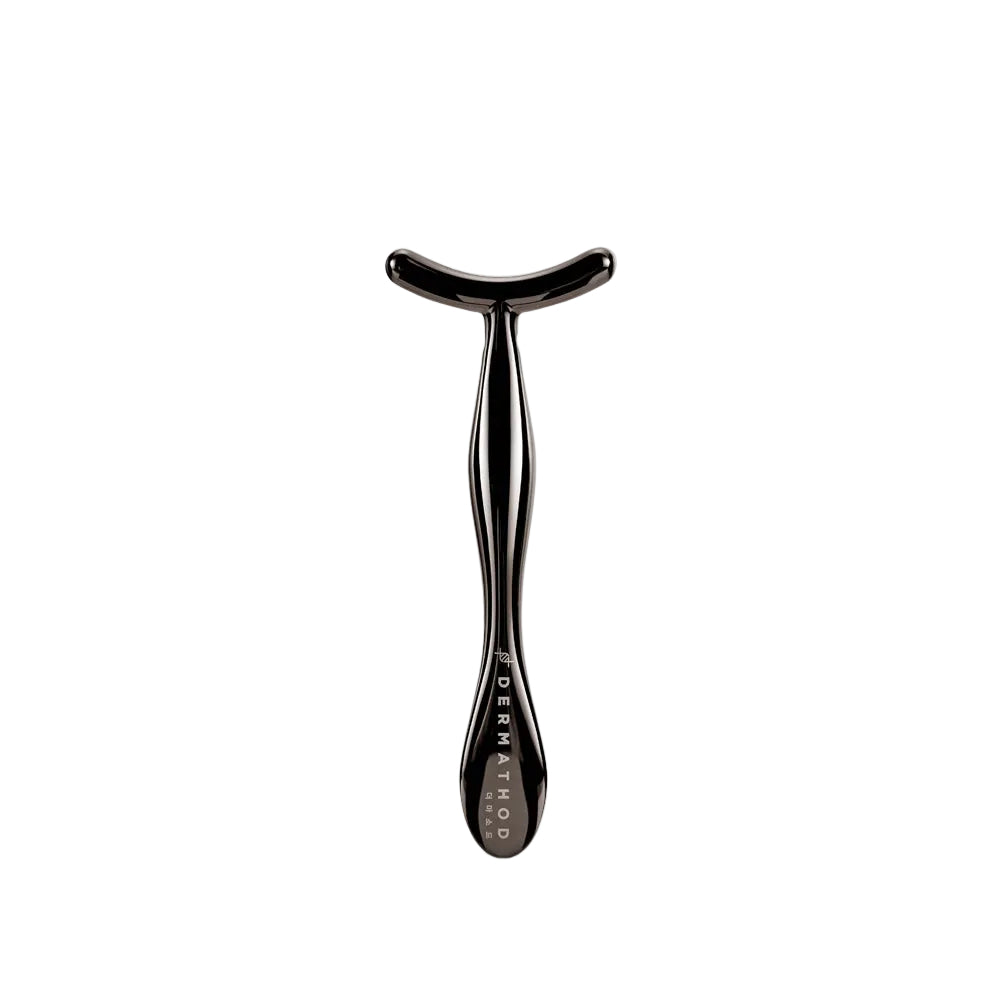 Dermathod Massage Stick, a precision drainage solution that solves "facial heaviness" by manually guiding stagnant lymphatic fluid toward the nodes to sculpt the jawline and refresh the orbital area.