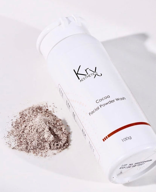 The gentle solution for sensitive skin texture: KrX Cocoa Powder Cleanser uses Lactobionic Acid (PHA) to dissolve dead skin cells without the irritation of traditional exfoliants.
