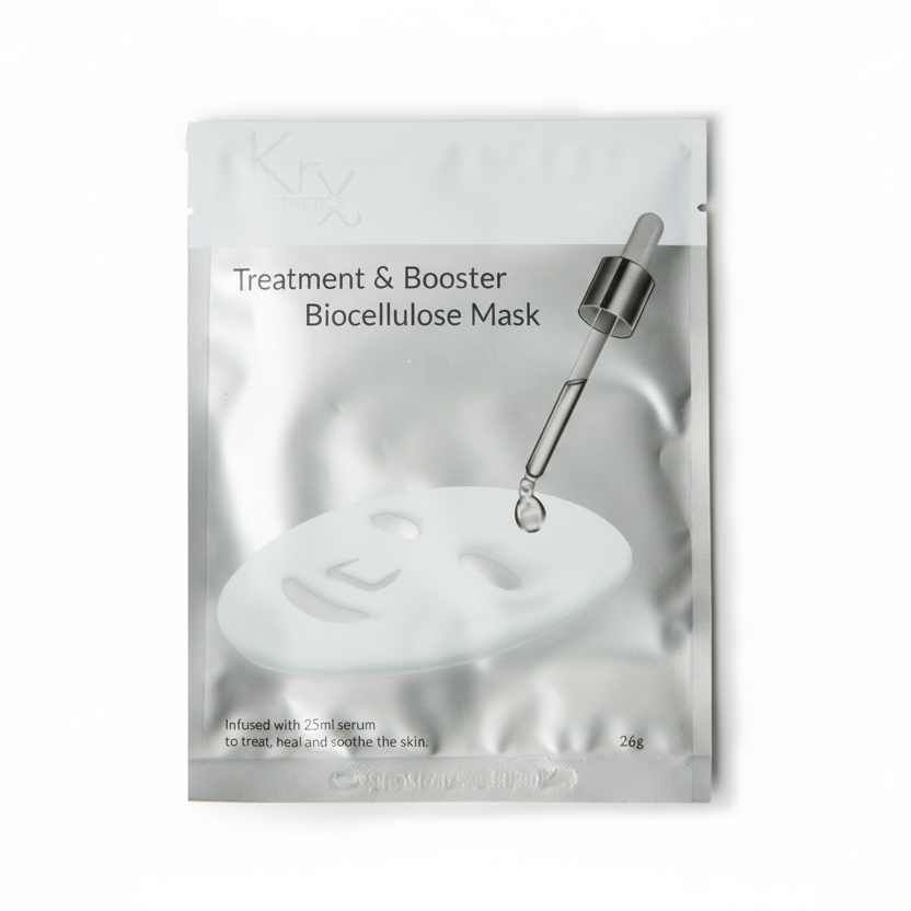 Using the KrX Booster Mask as a post-procedure cooling treatment to instantly calm erythema and accelerate skin barrier repair.