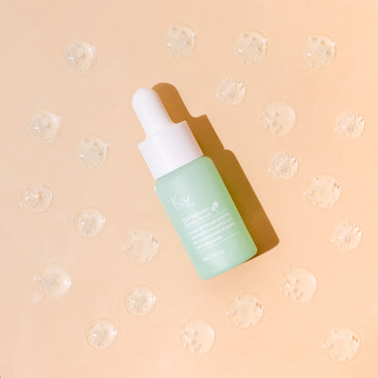 Professional-grade KrX Cica Serum used as a post-procedure treatment to shorten downtime and pull heat from the skin after clinical resurfacing.