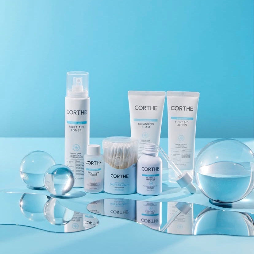 Clear Blackheads & Oily Skin | Corthe First Aid Acne Bundle