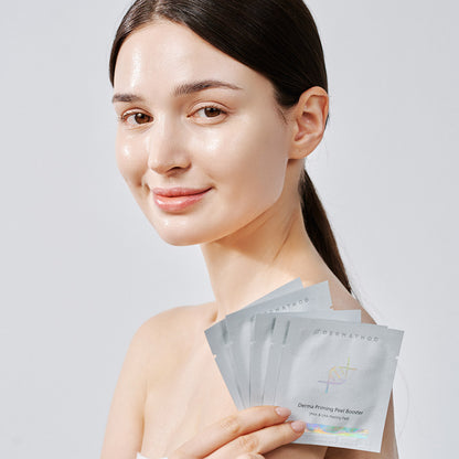 Gentle non-comedogenic peel pads for sensitive and acne-prone skin, an alternative to harsh chemical exfoliants and salicylic acid.