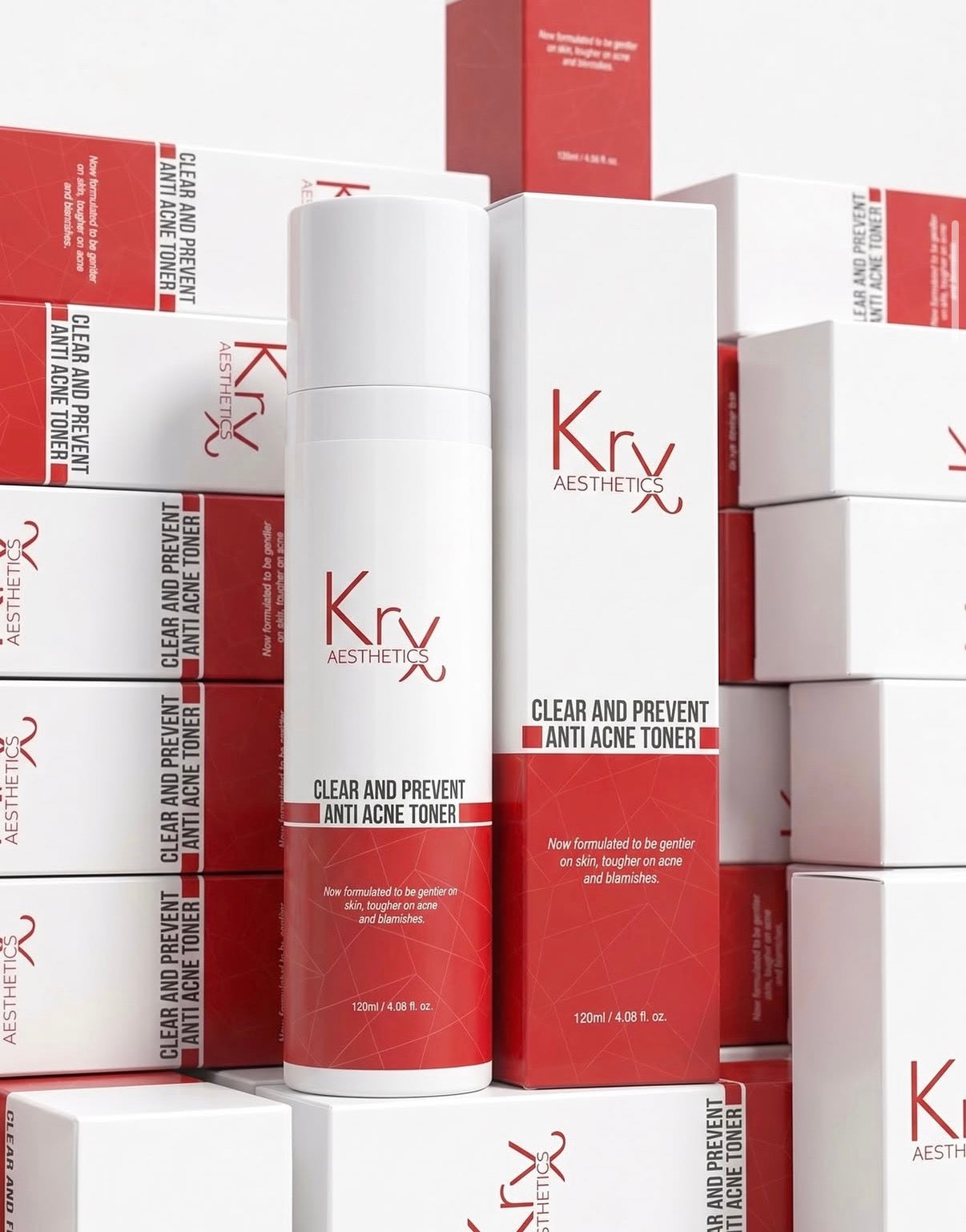 KrX Clear + Prevent Anti Acne Face Toner For Breakout Prone Skin | Clinical K-Beauty