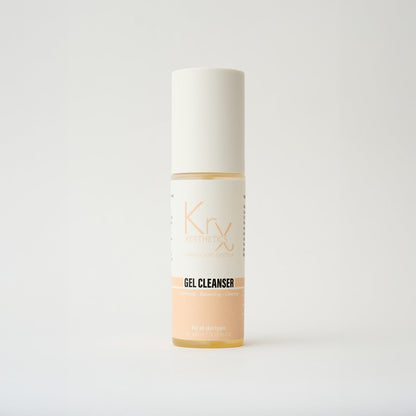 KrX All Day Glow Gel Cleanser 100ml fragrance free daily facial wash.
