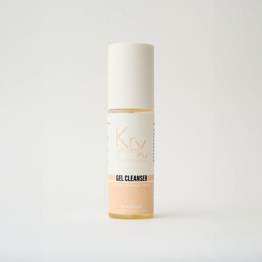 KrX All Day Glow Gel Cleanser 100ml fragrance free daily facial wash.